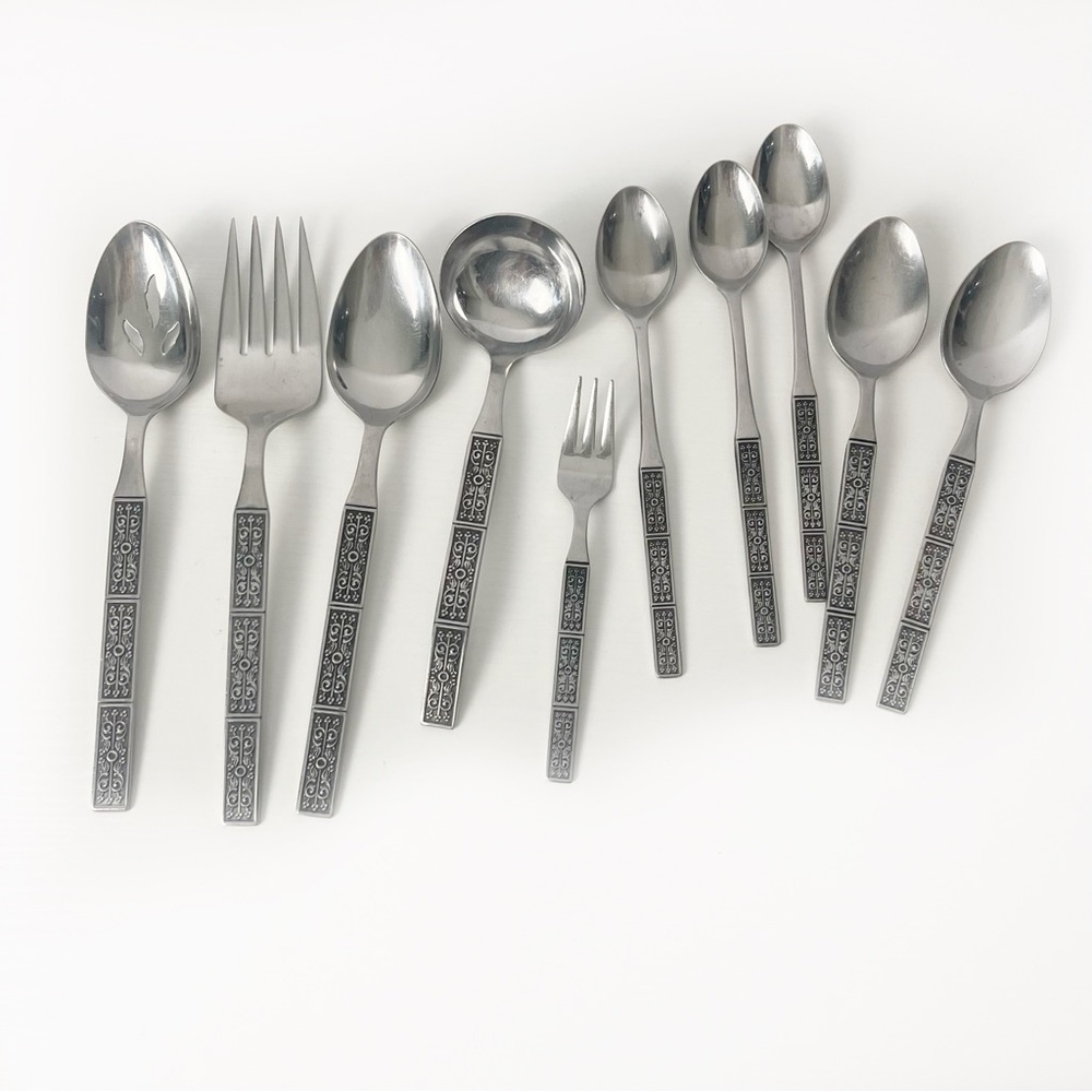 Vintage Orleans Silver Co Stainless Japan Utensils